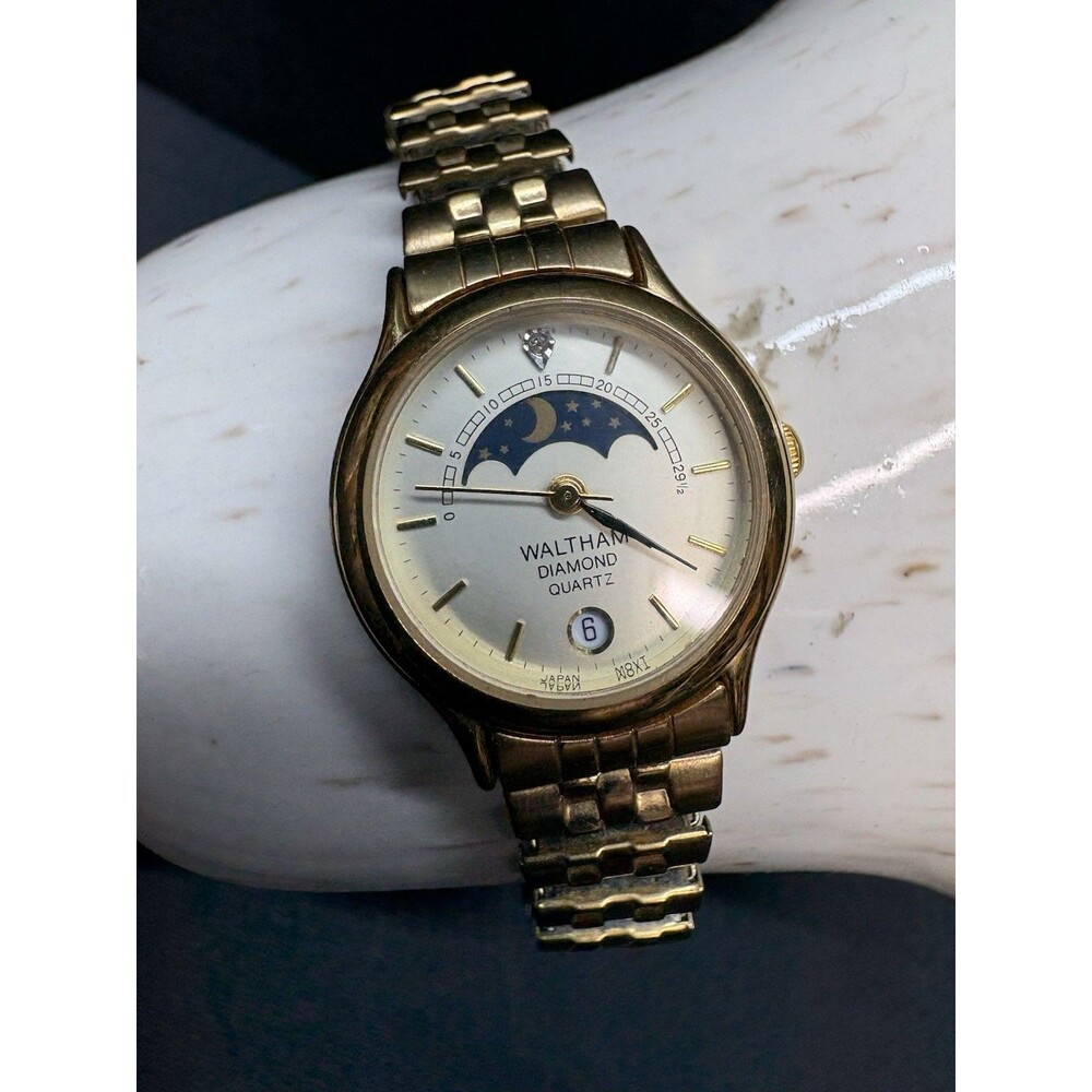 Waltham Diamond Classic Moon Phase Watch